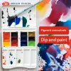 Taggar Russian White Nights Solid Watercolor Paint 12Color Limited Edition Artist Aquarelle Aron Metal målning Sketch Portable Set