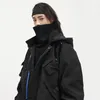 Functi Wind favorise les vêtements de ski à capuche, reconstituant les anciennes manières pour hommes et femmes, manteau ample de loisirs de rue x5SV #