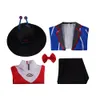 Costumi Anime Hazbin Hotel cosplay Vox Uniforme Cosplay uomini adulti Halloween Set completo