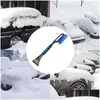 Ice Scraper Vehicle Cleaner Tool Snow Brushes Shovel Removal Brush Winter Cleaning Tools Car Truck Bus Cross Country Racing Drop Del D Otuoa