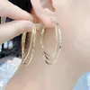 Hoop Earrings Multi Layered Large Exaggerated Fashion Accessories