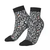 Chaussettes pour hommes sans couture coloré troupeau oiseau animal cheville mâle hommes femmes printemps bas hip hop