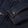 Mcikkny Mannen Lente Herfst Klassieke Denim Jassen Vintage Losse Casual Jeans Jassen Voor Mannelijke Tops Blauw Wo c4DF #