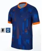 2024 Pays-Bas MEMPHIS Soccer Jersey Holland Club Jersey DE JONG VIRGIL DUMFRIES 24 25 BERGVIJN Chemise KLAASSEN BLIND DE LIGT hommes enfants kit vente chaude maillot de football