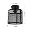 Ceiling Lights Vintage Flush Mount Light Metal Cage Pendant Lighting Lamp Fixture For Hallway Stairway Kitchen Garage E26 / E27