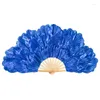 Decorative Figurines Dance Fan Peony Petal Double Side Yangge Dancing Fans Ventilador Eventail A Main Abanicos Para Boda De Mano