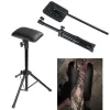 Monopods tatuering stativ stativ arm ben vila studio stol svamp pad höjd justerbar