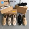 Loro Piano LP Lorospianasl Fashion Fashion Casual Mens Chaussures Topquality Suede Designer Designer Classic Toes Round