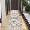 Tapijten Ultradunne ingangdooier Duurzame vintage machine wasbare loper voor zacht non-slip hallway tapijt met dun ontwerp