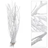 Decorative Flowers 10Pcs Vase Sticks Tree Branches White Twigs Wood Crafts For Decor