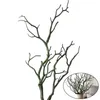 Decorative Flowers 3 Pcs Decoration Decorations Dried Black Ornaments For Christmas Tree Fake Branch Filling