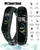 M4 Fitness Tracker Smart Watch Spor Spor Kalp Hızı Kan Basıncı Monitörü Sağlık Bilekliği Su Geçirmez Akıllı Band IOS Android Phon4773073