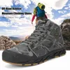 Wanderschuhe Herren Winterstiefel Plüsch warm warmes Trekking Anti-Rutsch wasserdicht für Outdoor-Aktivitäten im Herbst und