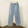 Męskie dżinsy 2024SS Vintage Projekt Umyj proste spodnie Y2K Casual Spitants Men Men Spodni Ubrania streetwearowe Ubrania Ubrania High Street