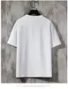 ストリートウェアメンズTシャツヒップホップソリッドショートスリーブTシャツ2023新しいハラジュクトップサマーカジュアルTシャツルーズTシャツブラックI2ZT＃