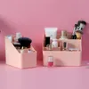 Organisateur de maquillage, boîte de rangement de pinceaux de maquillage de bureau, organisateur de cosmétiques, boîte à bijoux de soins de la peau, conteneur pour le stockage à domicile et au bureau