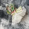 Dog Apparel Handicraft Clothes Pet Supplies Rich Lady Embroidered Puffy Dress Shawl Vibrant Color Schemes Holiday One Piece