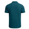 Été nouveaux hommes chemise à col en v hommes T-shirt à manches courtes en coton et lin Led décontracté hommes T-shirt chemise mâle dessus respirants Z35P #