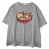 Cats Like Noodles Stampato Mans Cott Tee Abbigliamento Harajuku Casual Girocollo Top All-matematica Oversize Uomo traspirante T-shirt O35V #