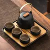 TeAware Setleri Seramik Çay Seti House Restaurant için Ev Teslim Teamle Teapup