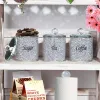 Jars Coffee Sugar Tea Storage Box Set Crystal Crushed Diamond Kitchen Storage Container Handmade Crystal Glass Coffee Jar Home Decor