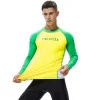 Suits Rashguard Men Long Sleeve Swimwear Swim Shirt Lycra Surfing Rash Guard Swimsuit for Swimming Sailing Diving Wetsuit Clothes