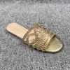 Kapcia Kapcia Summer Rinestone Fasion Fash Peep Toe Women BEAC Casual Flip Flop Sandals Panuflas de Mujer 2023 H240327