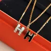 High-End H Series Fashion Designer Par Series Luxury Necklace ~ HMS36