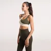 Yoga Outfit 2024 Gym Push Up Sport Soutien-gorge de haute qualité Top Sous-vêtements serrés Pilates Fitness Gilet Femmes Vêtements sans couture