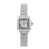 Nowy Tiktok Ladies Mash Student Quartz Square Diamond Zestaw damskiej netto Red Steel Band Watch