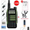 Walkie Talkie Baofeng UV 16 IP68防水50km長距離デュアルバンド136 174 400 520MHz 2208127227777ドロップ配信電子機器T otqig