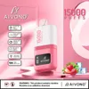 Aivono Aim Magic 15000 Puffs Одноразовый испаритель 600 мАч 25 мл E Juice 15 вкусов Предварительно заполненный Ejuice Puff Vape