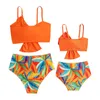 Familie Mutter Tochter Bikini Bademode Strand Badeanzüge Mama und ich Kleidung Passende Outfits 240327