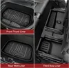 Tesla Model 3 Vloermatten Volledige Set Custom Fit 2020-2023 All-Weather Cargo Liners Achterbagagebak Kofferbak Vloermat Interieuraccessoires