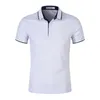 Nova camisa polo de negócios high-end 190g40 super legal azul bola de algodão fino escolha de golfe CF551 masculino manga curta legal algodão fino casual camisa masculina de negócios