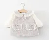 2020 APUNM INFORT BAWE GIRLES SUBLIZACJA CUTE CZYNIKA KRECINSS CZYNKA Klasyczna Perły Pearls Pocket Lantern Sleeve Outfits9922681