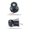 DC 12V High Pitch 110 Dezibel Horn ES-626 Horn Anti-Diebes-Alarmsystem Auto-Lautsprecher Sirenen Sprach Alarmalarm Alarmsystem