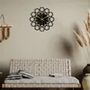 Wall Clocks 11.8 Inch Geometric Honeycomb Acrylic Mirror Clock DIY Quartz Watch For Living Room Home Decor