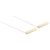 Measuring Tools 99.9% Pure Copper Probes Rod For Divination Tool With Wooden Handle Round Poles Wood Water Treasure Accessorie