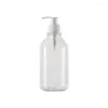 Storage Bottles 300ml/500ml Empty Pump Bottle Portable Bathroom Shampoo Dispenser Kitchen Dish Refill Shower Gel Hand Liquid Container