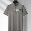 Polos pour hommes 8XL 7XL 6XL Chemises lâches pour hommes Vêtements 2024 Été Hommes Polo à manches courtes Haut de gamme T-shirts masculins de luxe