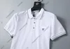 Diseñador de hombres Tee Polo camisas para hombre con estampado de letras polos de manga corta camisetas de algodón mujeres geometría impresa cuello vuelto camiseta clásica XXXL