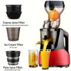1pc US Plug Hilton Slow Juicer, Cold Press Juice Extractor Masticating Fruits and Vagetables Juicer