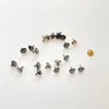 Klokken Accessoires DIY Wandklok Handen Pin Zilveren Cover Monteren Kleine Onderdelen Metalen Kop Uurwerk Ophangende Reparatieset Insteekkraan