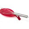 Servis uppsättningar 2st silikonsked vila köksredskap värmemotstånd sleven hållare verktyg för hemrestaurang (röd)