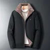 men 2023 Winter Windproof Warm Thick Fleece Jacket Men Fi Casual Coat Men Autumn Brand Outwear Outdoor Classic Jacket y2pO#