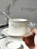 Koppar Saucers Creative Gift for Mugs Ceramic Coffee Bone Porcelain Tea Set Daily Nödvändigheter etc.