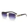 Sunglasses for women designer men sunglasses Leopard Head Composite mirrors Metal leg Frame with box 3001