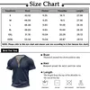 T-shirts voor heren Effen overhemd Unieke casual print voor heren Lage prijs V-hals Korte mouwen Zomerblouse Slimfit Chemise Hommes De Luxe