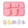 Baking Moulds Environmentally Easter Mold Egg Silicone For Diy Candy Chocolate Fondant Non-stick Food Pudding